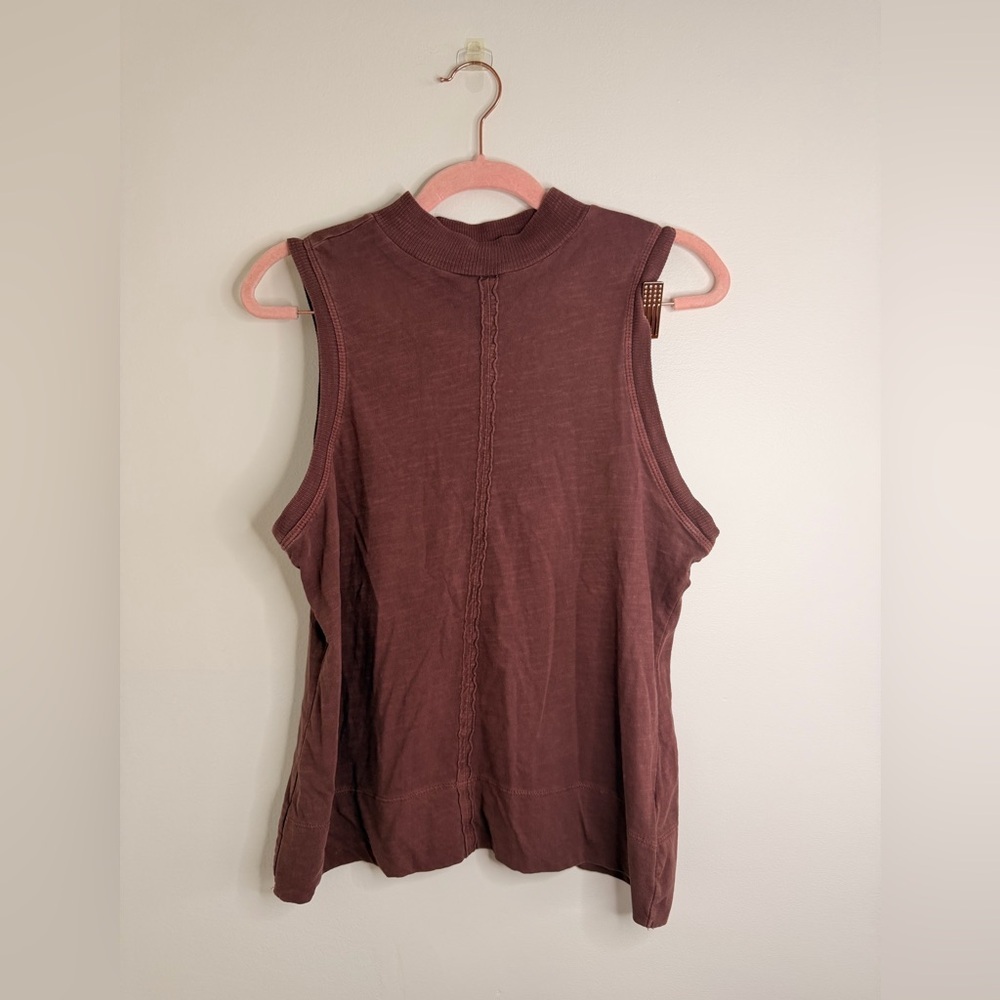 Anthropologie Brown Muscle Tee